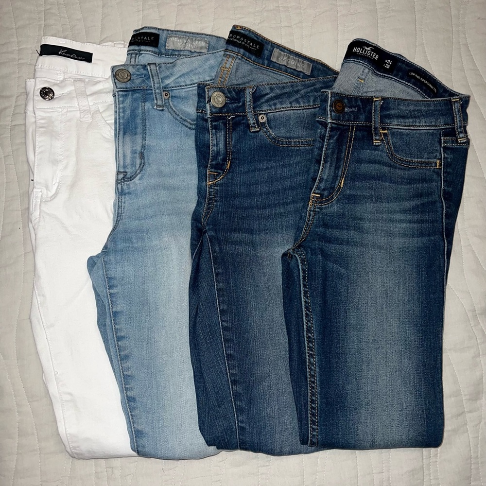 Bunch set jeans Aeropostale Hollister